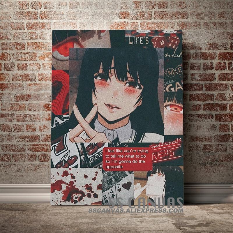 Yumeko Jabami Kakegurui Canvas Wall Art